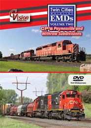 Twin Cities Mainline EMDs Vol 2 CPs Paynesville and Withrow Subs DVD